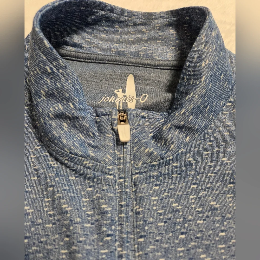Johnnie-O Men's Lake Brunswick PREP-FORMANCE Quarter-Zip Size M - Picture 2 of 9